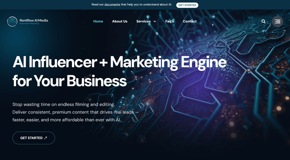 rentflowaimedia.com Portfolio